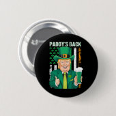 パディのバックおもしろいトランプSt. Patricks Day Men Woom 缶バッジ (正面&裏面)