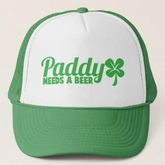 パディはビールが必要だ！St patricks dayドリンキンデザイン キャップ
