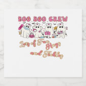 パディアクトラナースおもしろいハロウィーンデザインエッセンシャルT スパークリングワインラベル (シングルラベル)