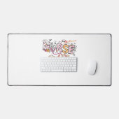 パディアクトラナースおもしろいハロウィーンデザインエッセンシャルT デスクマット (キーボード&マウス)