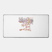 パディアクトラナースおもしろいハロウィーンデザインエッセンシャルT デスクマット (正面)