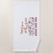 パディアクトラナースおもしろいハロウィーンデザインエッセンシャルT ビーチタオル (正面)