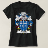 パディラコートオブアームズ家紋 Tシャツ (デザイン正面)