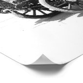 パディワゴン警察、1909年。ヴィンテージ写真 ポスター (角)