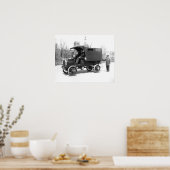 パディワゴン警察、1909年。ヴィンテージ写真 ポスター (キッチン)