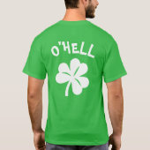 パディーの日 – O'HELL Tシャツ (裏面)