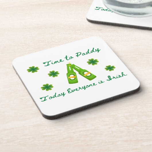 パディーへの時間、今日すべての人はアイルランド語で コースター (左側)