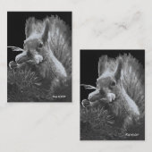 パディーケーキ、リスのブックマーク ノートカード (正面/裏面)