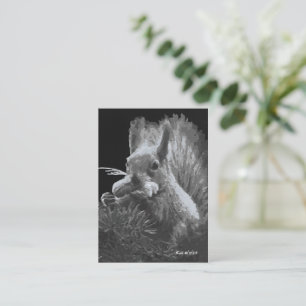 パディーケーキ、リスのブックマーク ノートカード