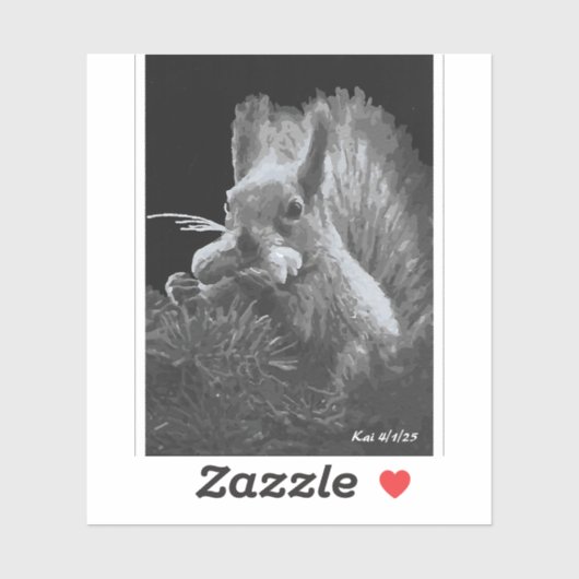 パディーケーキ、リス シール (シート)