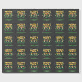 パディーズバックトおもしろいランプサンパトリックDay Leopard ラッピングペーパー (フラット)