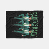 パディーズバックトランプSt patricks daySt pattys dayD フリースブランケット (正面(横))