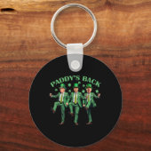 パディーズバックSt patricks dayおもしろいトランプ踊り キーホルダー (正面)