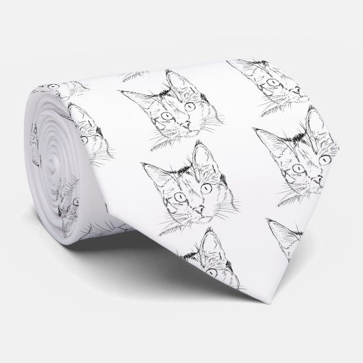 パディ猫 ネクタイ (ロール)