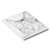 パディ猫 ノートパッド (アングル)