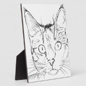 パディ猫 フォトプラーク (側面)