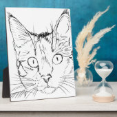 パディ猫 フォトプラーク (側面)