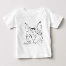 パディ猫 ベビーTシャツ