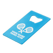 パデカスタムルテニスクラブクレジットカードボトルオープナー クレジットカード栓抜き (裏面アングル)