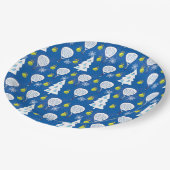 🎾🎄パデルのクリスマスをつぶす ペーパープレート (アングル)