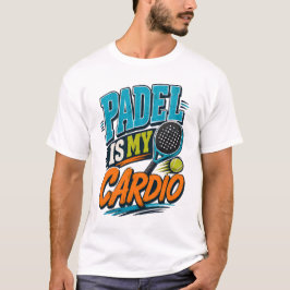 パデルは私の有酸素運動 レトロ スポーツ Tシャツ