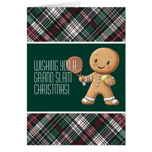 🎾🎄パデルを愛するあなたへのクリスマスカード (正面)
