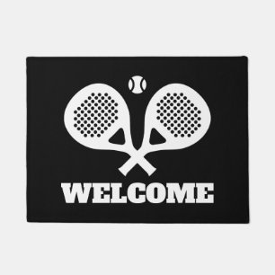 パデルカスタムラケットのスポーツロゴ歓迎doormat ドアマット