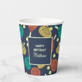 パデルテニステーマカスタムパーティー 紙コップ (正面)