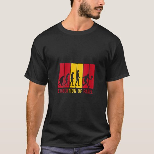 パデルテニスデザインギフト 女性用P進化系 Tシャツ (正面)