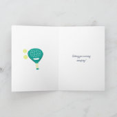 パデルテニスラケットとボーパーソナライズされたル カード (内部)