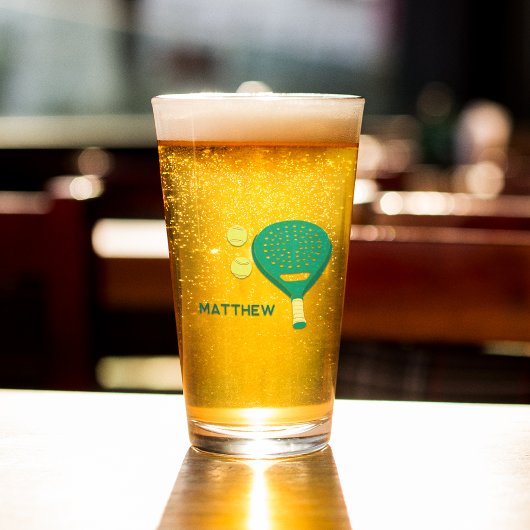 パデルテニスラケットとボーパーソナライズされたル タンブラーグラス