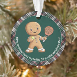 🎾🎄パデルパワードクリスマスの名入れ オーナメント
