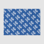 パデルパーソナライズされたプレイヤーのギフトティッシュペーパー 薄葉紙 (正面)