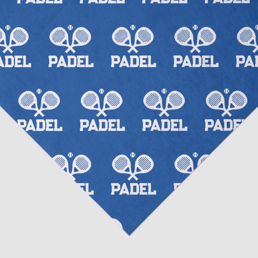 パデルパーソナライズされたプレイヤーのギフトティッシュペーパー 薄葉紙 (詳細)