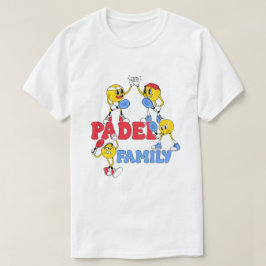 パデルファミリー | レトロ風カートゥーンTシャツ Tシャツ