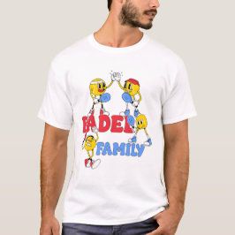 パデルファミリー | レトロ風カートゥーンTシャツ Tシャツ