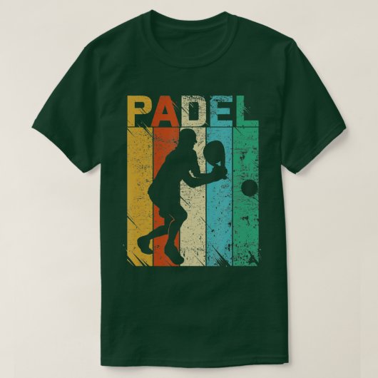 パデルプレイヤースポーツコーチギフトフォーファンPadel ennis Tシャツ (デザイン正面)