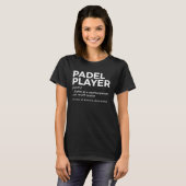 パデルプレーヤー定義パデルテニス Tシャツ (正面フル)