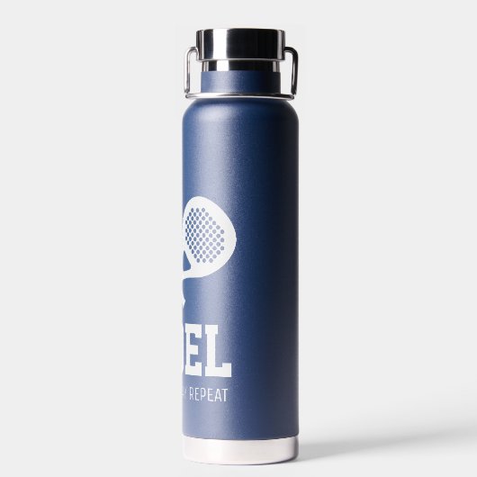 パデルプレーヤー用絶縁水ボトル ウォーターボトル (背面)