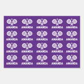 パデルラケットクリスマスラッピング紙シート ラッピングペーパーシート (正面3)