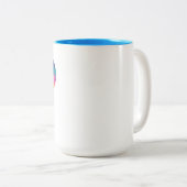 パデル愛好家 ツートーンマグカップ (正面右)