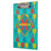 パデル・スマッシュ・ノートとモノグラム クリップボード (左)