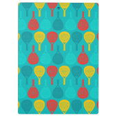 パデル・スマッシュ・ノートとモノグラム クリップボード (裏面)