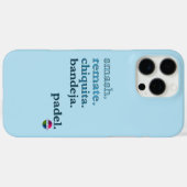 パデル スマホケース - あなただけのワード ヴィブ スカイ ブルー Case-Mate iPhoneケース (裏面 (横))