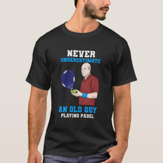 パデル パドル パデル ラケット ボール 旧式 過小評価 Tシャツ