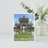 パトゥアイ門 ヴィエンチャン ポストカード (スタンド正面)