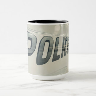パトカーのコーヒーマグ マグカップ