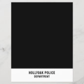 パトカーのサイレン、警察官募集 チラシ (裏面)