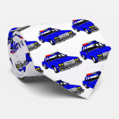 パトカーのデザイン ネクタイ (ロール)