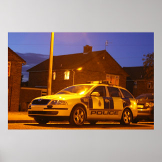 パトカーのナイトポスター ポスター
